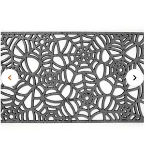 ISO spiderweb doormat halloween door mat rubber spider web